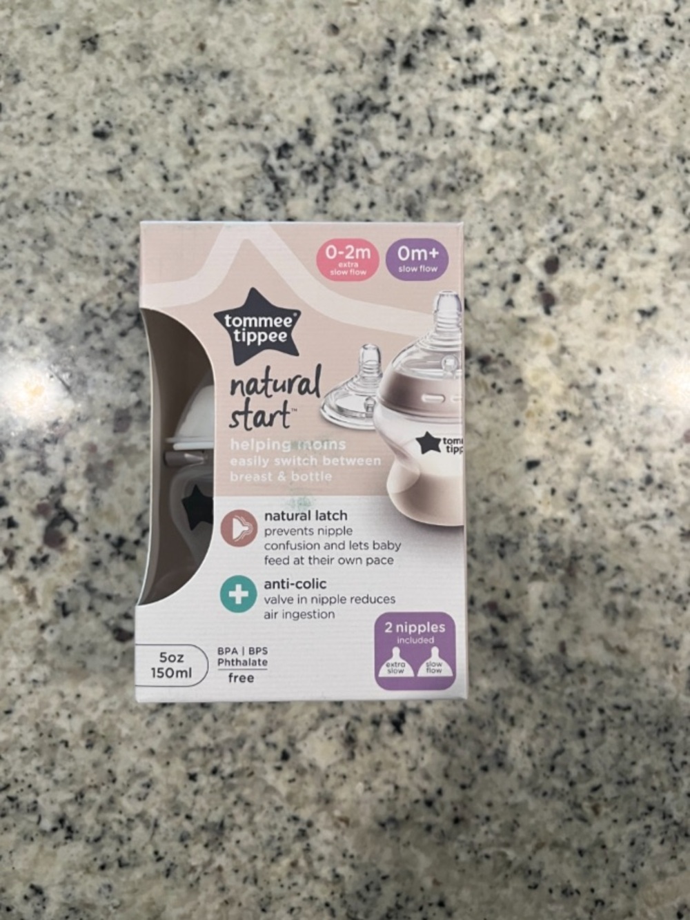 Tommee Tippee Natural Start Baby Bottle 5oz - Pink